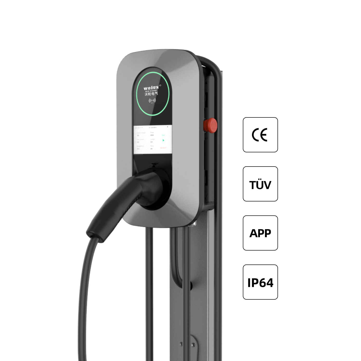 22kW AC Oplaadpaal voor thuisg - Home Ev Charger recensie en prijs
