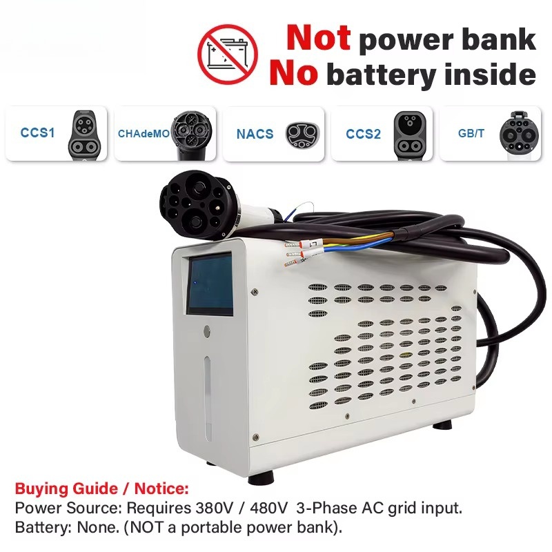 Fabrikant Groothandel 480V 3-f - Portable Ev Charger recensie en prijs